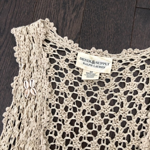 Vintage Ralph Lauren Denim & Supply Crochet Top - Picture 3 of 4